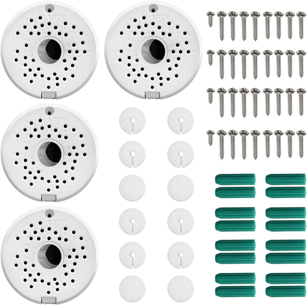 WEILAIFE Waterproof Junction Box for Cameras Electrical Enclosure for IP Cameras Indoor/Outdoor Screw Cable DIY Case Plastic