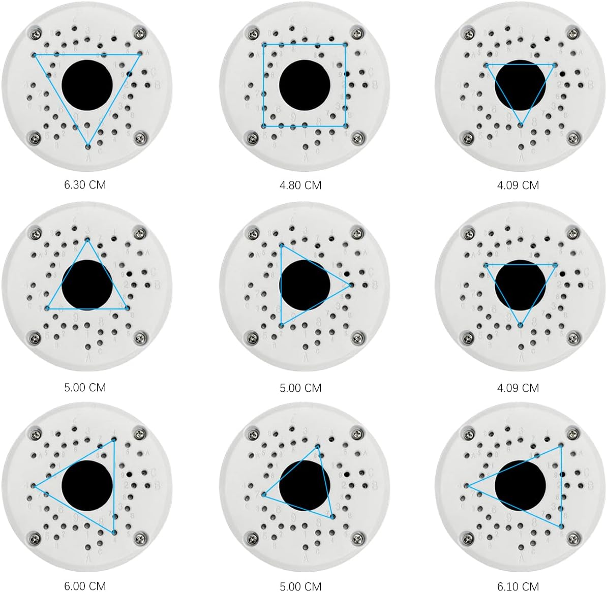 WEILAIFE Junction Box for Security Camera Waterproof Junction Box for Camera Electrical Enclosure for IP Camera Indoor/Outdoor Screw Cable DIY Case