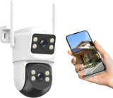 画像をギャラリービューアに読み込む, 【2.4G/5G対応・双方向通話・デュアルレンズ】WEILAILIFE 防犯カメラ PTZ 屋外 室内ワイヤレス 監視カメラ 400万画素 セキュリティ 防犯カメラシステム 家庭用 工事不要