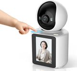 画像をギャラリービューアに読み込む, 【ワンタッチコール機能・ビデオ通話】WEILAILIFE 防犯カメラ ネットワークカメラ Wi-Fiカメラ 防犯カメラ ペットカメラ ドームカメラ 見守りカメラ 屋内 工事不要 ワイヤレス