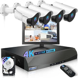 画像をギャラリービューアに読み込む, 【4K800万画素・双方向通話・130°超広角】 防犯カメラ 有線 モニター付き 防犯カメラ poe 防犯カメラセットランキング poe 防犯カメラ 防犯カメラ 屋外 防犯カメラセット 防犯カメラ 防犯カメラ 屋外 有線 防犯カメラ 有線 屋内 屋外防犯カメラセット防犯カメラ poe給電 防犯カメラセット 4台 防犯カメラ 有線 屋外監視カメラ・録画機セット