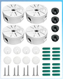 Load image into Gallery viewer, Waterproof Junction Box for Cameras, Electrical Enclosure for IP Cameras (4 Pack) Indoor/Outdoor Screw Cable DIY Case