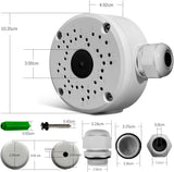 画像をギャラリービューアに読み込む, WEILAILIFE セキュリティカメラ用ジャンクションボックス カメラ用 防水ジャンクションボックス IPカメラ用 電気エンクロージャ 屋内/屋外用 ネジケーブルDIYケース