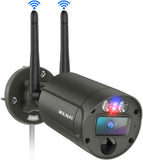 画像をギャラリービューアに読み込む, 【双方向通話・赤青ランプ警告・130° 超広角】防犯カメラセット 防犯カメラシステムワイヤレス 屋外 ワイヤレス防犯カメラ 屋内 監視カメラセット 監視カメラシステム セキュリティカメラ