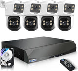 画像をギャラリービューアに読み込む, 【4K800万画素・双方向通話・バレット＆ドーム】WEILAILIFE 有線 poe 防犯カメラセットランキング 屋内 屋外 ４台防犯カメラセット poe給電 監視カメラ・録画機セット スマホ対応セキュリティカメラ