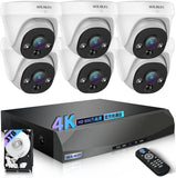 画像をギャラリービューアに読み込む, 【4K800万画素・ 双方向通話】 WEILAILIFEドーム型 有線 poe 防犯カメラセットランキング 有線 防犯カメラ 屋内 屋外防犯カメラセット poe給電 監視カメラ・録画機セット