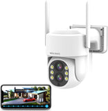 画像をギャラリービューアに読み込む, 【双方向通話・ダブルレンズ】防犯カメラ 防犯カメラシステム ネットワークカメラ Wi-Fiカメラ ワイヤレス屋内防犯カメラ 増設カメラ