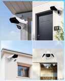 Load image into Gallery viewer, WEILAIFE Camera Cover Shield for Outdoor Cameras, Protective Cover, Easy to Install, for Security Cameras, Protective Roof for Outdoor Security Cameras, Aluminum Alloy Material, Outdoor Rainproof (Long Type)