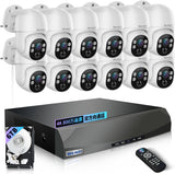 画像をギャラリービューアに読み込む, 【4K800万画素・双方向通話・自動追跡・PTZ制御】 WEILAILIFE 有線 防犯カメラセットランキング 屋内 屋外 poe給電 監視カメラ・録画機セット 12台 防犯カメラセット