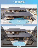 Load image into Gallery viewer, 【4K 800万画素・PIR+AI人体検知】WEILAILIFE 防犯カメラ ワイヤレス 屋外対応 増設カメラ 130°超広角 発光威嚇 赤青LED警告灯 2.4G/5G対応 ダブルアンテナ強化 双方向通話 スマホ遠隔監視 動体検知通知 月額不要 無料APP クラウド/ローカル録画 IP66防水